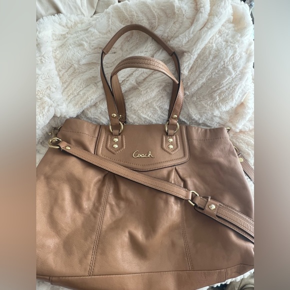 Coach leather brown bag , good condition,see pictures for details - Picture 7 of 9
